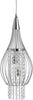 Lampadario-Classico-Razzo-Acciaio-Cromo-Vetro-2-Luci-G9