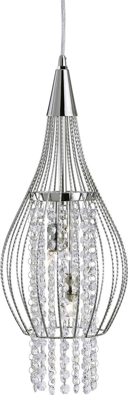Lampadario-Classico-Razzo-Acciaio-Cromo-Vetro-2-Luci-G9
