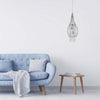 Lampadario-Classico-Razzo-Acciaio-Cromo-Vetro-2-Luci-G9