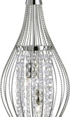 Lampadario-Classico-Razzo-Acciaio-Cromo-Vetro-2-Luci-G9