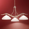 Lampadario-classico-rustico-Due-P-illuminazione-YOKE-2712-S3-E27-LED-avorio-vetro-sospensione-lampada-soffitto