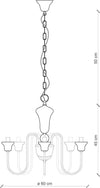 Lampadario-Classico-Sanremo-Metallo-E-Ceramica-Bianco-Sfumato-Argento-5-Luci-E14