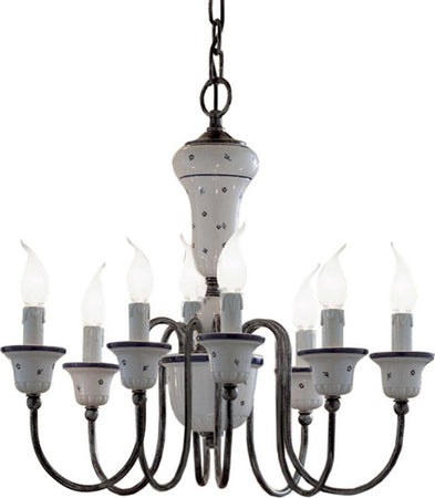 Lampadario-Classico-Sanremo-Metallo-E-Ceramica-Bianco-Sfumato-Argento-8-Luce-E14