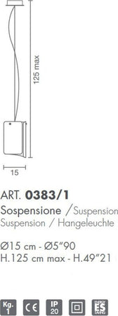 Lampadario-classico-Selene-illuminazione-PAPIRO-0383-1-006-033-E27-LED-vetro-sospensione