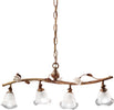 Lampadario-Classico-Siena-Metallo-E-Ceramica-Ruggine-Decorato-Lucido-4-Luci-E14