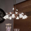 Lampadario-Classico-Siena-Metallo-E-Ceramica-Ruggine-Decorato-Lucido-8-Luce-E14