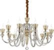 Lampadario-Classico-Strauss-Vetro-Oro-12-Luci-E14