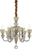 Lampadario-Classico-Strauss-Vetro-Oro-6-Luci-E14