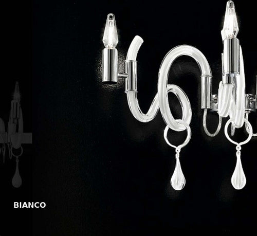 Lampadario-classico-Sylcom-STREET-2001-6-E14-LED-vetro-murano-sospensione