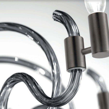 Lampadario-classico-Sylcom-STREET-2001-6-E14-LED-vetro-murano-sospensione