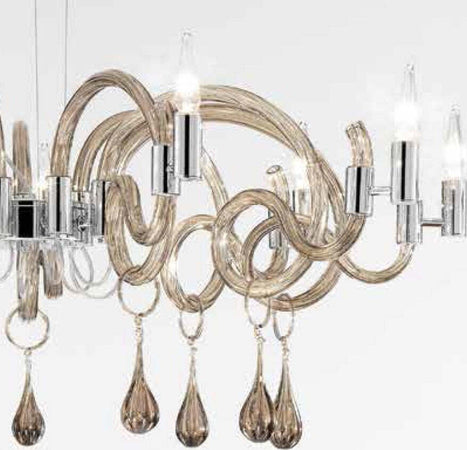 Lampadario-classico-Sylcom-STREET-2001-6-E14-LED-vetro-murano-sospensione