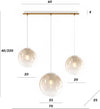 Lampadario-classico-Top-Light-BIG-ECLIPSE-1194-OS-S3-RPM-AM-E27-LED-vetro-lampada-soffitto-sfera-globo
