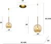 Lampadario-classico-Top-Light-FUTURE-1155-OS-S2-S-MIX-AM-E27-LED-vetro-pirex-soffiato-lampada-soffitto