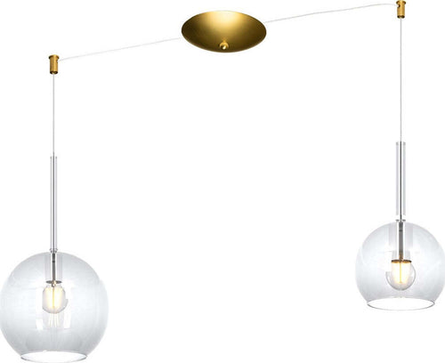 Lampadario-classico-Top-Light-FUTURE-1155-OS-S2-S-MIX-TR-E27-LED-vetro-pirex-soffiato-lampada-soffitto