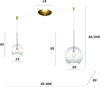 Lampadario-classico-Top-Light-FUTURE-1155-OS-S2-S-MIX-TR-E27-LED-vetro-pirex-soffiato-lampada-soffitto