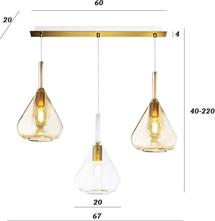 Lampadario-classico-Top-Light-KONA-1177-OS-S3-R-TA-E27-LED-vetro-ambra-lampada-soffitto