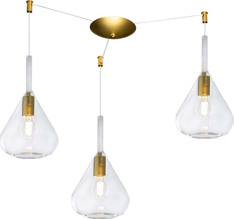 Lampadario-classico-Top-Light-KONA-1177-OS-S3-S-TR-E27-LED-vetro-trasparente-lampada-soffitto