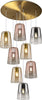 Lampadario-classico-Top-Light-SHADED-1164OS-S8-T-MC-vetro-lampada-soffitto