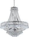 Lampadario-Classico-Versailles-Acciaio-Cromo-Vetro-13-Luci-E14