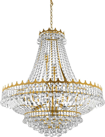 Lampadario-Classico-Versailles-Acciaio-Oro-Vetro-13-Luci-E14