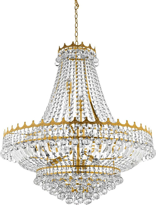 Lampadario-Classico-Versailles-Acciaio-Oro-Vetro-13-Luci-E14