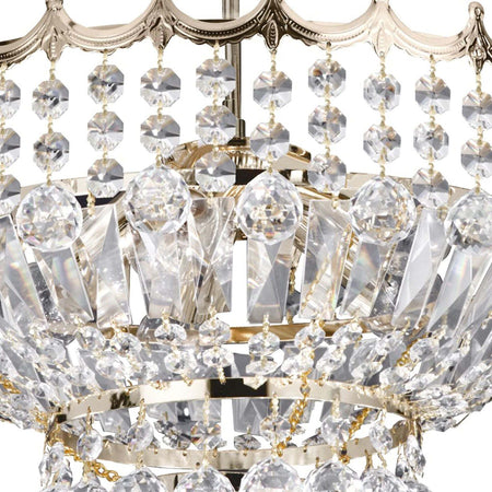 Lampadario-Classico-Versailles-Acciaio-Oro-Vetro-5-Luci-E14