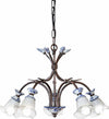 Lampadario-Classico-Vicenza-Metallo-E-Ceramica-Nero-Sfumato-Rame-5-Luci-E14