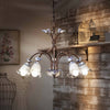 Lampadario-Classico-Vicenza-Metallo-E-Ceramica-Nero-Sfumato-Rame-5-Luci-E14
