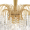Lampadario-Classico-Waterfall-Acciaio-Oro-Vetro-3-Luci-E14