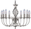 Lampadario-Classico-Zanzibar-Acciaio-Argento-8-Luci-E14