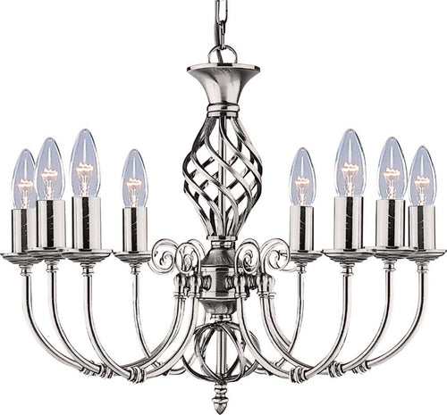 Lampadario-Classico-Zanzibar-Acciaio-Argento-8-Luci-E14