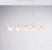 Lampadario-Contemporaneo-Adrian-Bianco-Cromo-5-Luci-E14