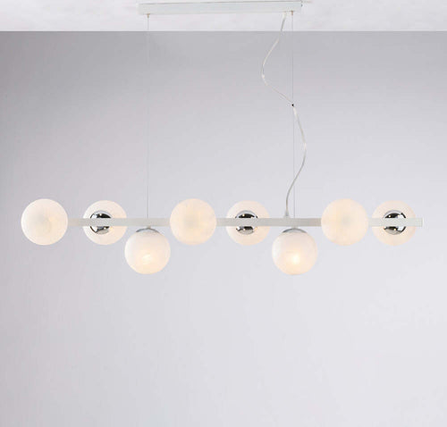 Lampadario-Contemporaneo-Adrian-Bianco-Cromo-8-Luci-E14