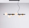 Lampadario-Contemporaneo-Adrian-Nero-Bronzo-6-Luci-E14