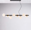 Lampadario-Contemporaneo-Adrian-Nero-Bronzo-8-Luci-E14