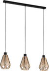 Lampadario-Contemporaneo-Adwickle-3-Luci-Metallo-Nero-E-Tessuto