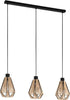 Lampadario-Contemporaneo-Adwickle-3-Luci-Metallo-Nero-E-Tessuto