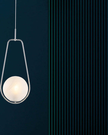 Lampadario-Contemporaneo-Afrodite-Cromo-1-Luce-E27