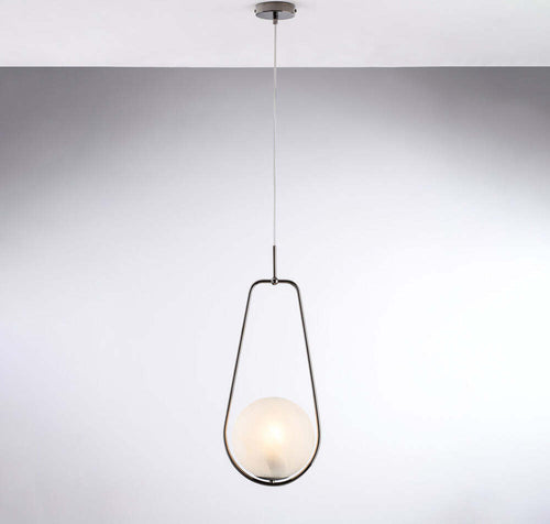 Lampadario-Contemporaneo-Afrodite-Cromo-Nero-1-Luce-E27