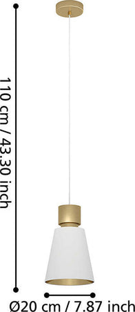 Lampadario-Contemporaneo-Aglientina-1-Luce-Metallo-Ottone-Spazzolato