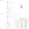 Lampadario-Contemporaneo-Aglientina-1-Luce-Metallo-Ottone-Spazzolato