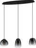 Lampadario-Contemporaneo-Aguilares-3-Luci-Metallo-Nero