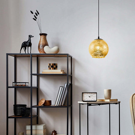 Lampadario-Contemporaneo-Albaraccin-1-Luce-Metallo-Nero