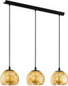 Lampadario-Contemporaneo-Albaraccin-3-Luci-Metallo-Nero
