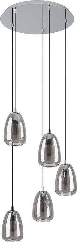 Lampadario-Contemporaneo-Alobrase-5-Luci-Metallo-Cromo