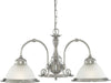 Lampadario-Contemporaneo-American-Dinner-Acciaio-Argento-Vetro-3-Luci-E27