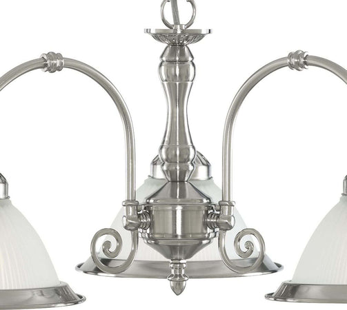 Lampadario-Contemporaneo-American-Dinner-Acciaio-Argento-Vetro-3-Luci-E27