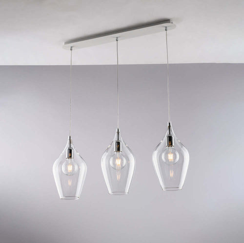 Lampadario-Contemporaneo-Ares-Trasparente-3-Luci-E27