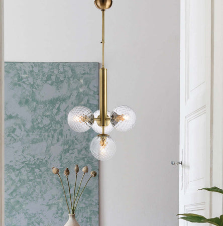 Lampadario-Contemporaneo-Armonia-Bronzo-4-Luci-E14