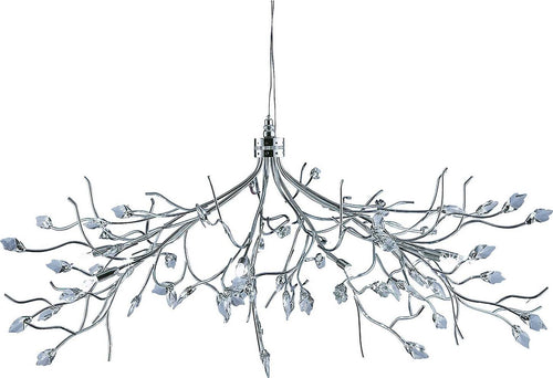 Lampadario-Contemporaneo-Astbury-Metallo-Cromo-Vetro-10-Luci-G9